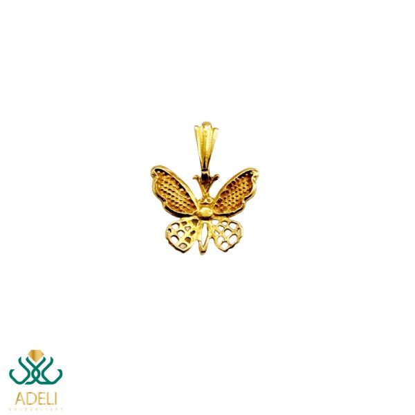 پلاک طلا پروانه کد 14544