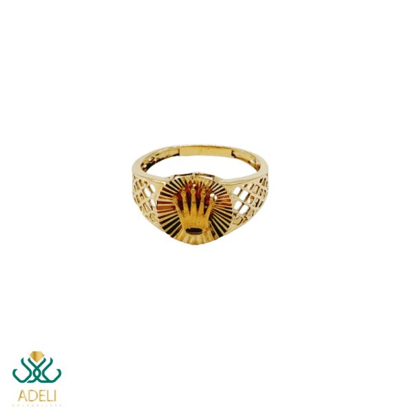 انگشتر طلا تاج کد 14334