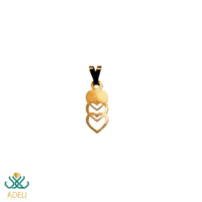 پلاک طلا قلب کد 14210